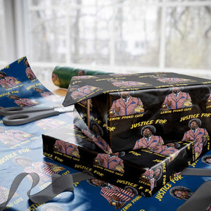Justice for Lemon Pound Cake Funny Viral Meme Wrapping Paper Roll Edgy Hip Hop Humor Parody Gift for Rap Fans TS02 Black Print Your Wear