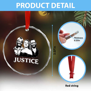 Justice for Porter Pretti Good Memorial Crystal Glass Ornament Rest in Power Tribute Minnesota Protest TS02 Print Your Wear