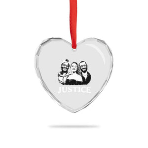 Justice for Porter Pretti Good Memorial Heart Crystal Glass Ornament Rest in Power Tribute Minnesota Protest TS02 Print Your Wear