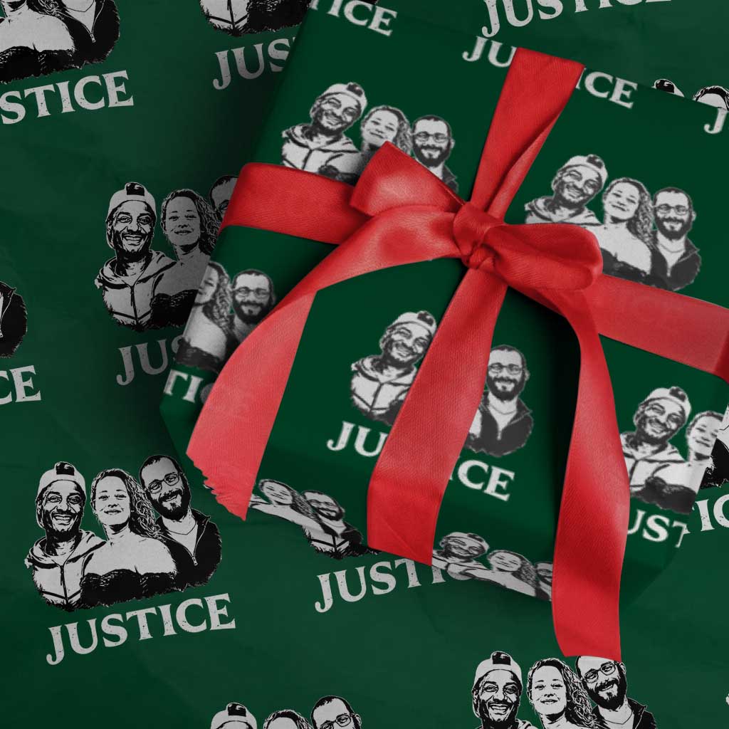 Justice for Porter Pretti Good Memorial Wrapping Paper Roll Rest in Power Tribute Minnesota Protest TS02 Green Print Your Wear