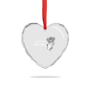 Justice for Renee Heart Crystal Glass Ornament Floral Rose Memorial Minneapolis Jane 8 2026 Tribute TS02 Print Your Wear