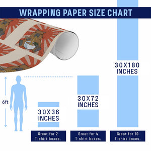 Kawaii Capybara Ramen Wrapping Paper Roll Cute Capy Meme Japanese Noodles Lover TS02 Print Your Wear