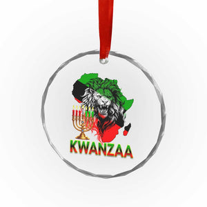 King Lion Of Africa Kwanzaa Map Crystal Glass Ornament Heritage Pride Gift TS12 Print Your Wear