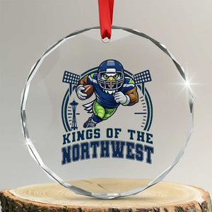Kings Of The Northwest Crystal Glass Ornament 12s Fan Pride TS12 Transparent Glass 3'' Circle Print Your Wear