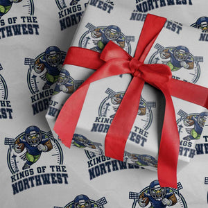 Kings Of The Northwest Wrapping Paper Roll 12s Fan Pride TS12 White Print Your Wear