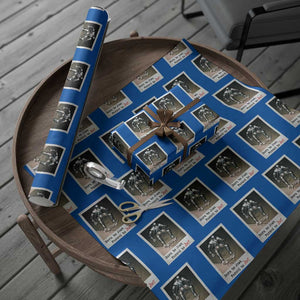 Knights Meme Wrapping Paper Roll Born to Jest Forced to Joust TS10 Blue Print Your Wear