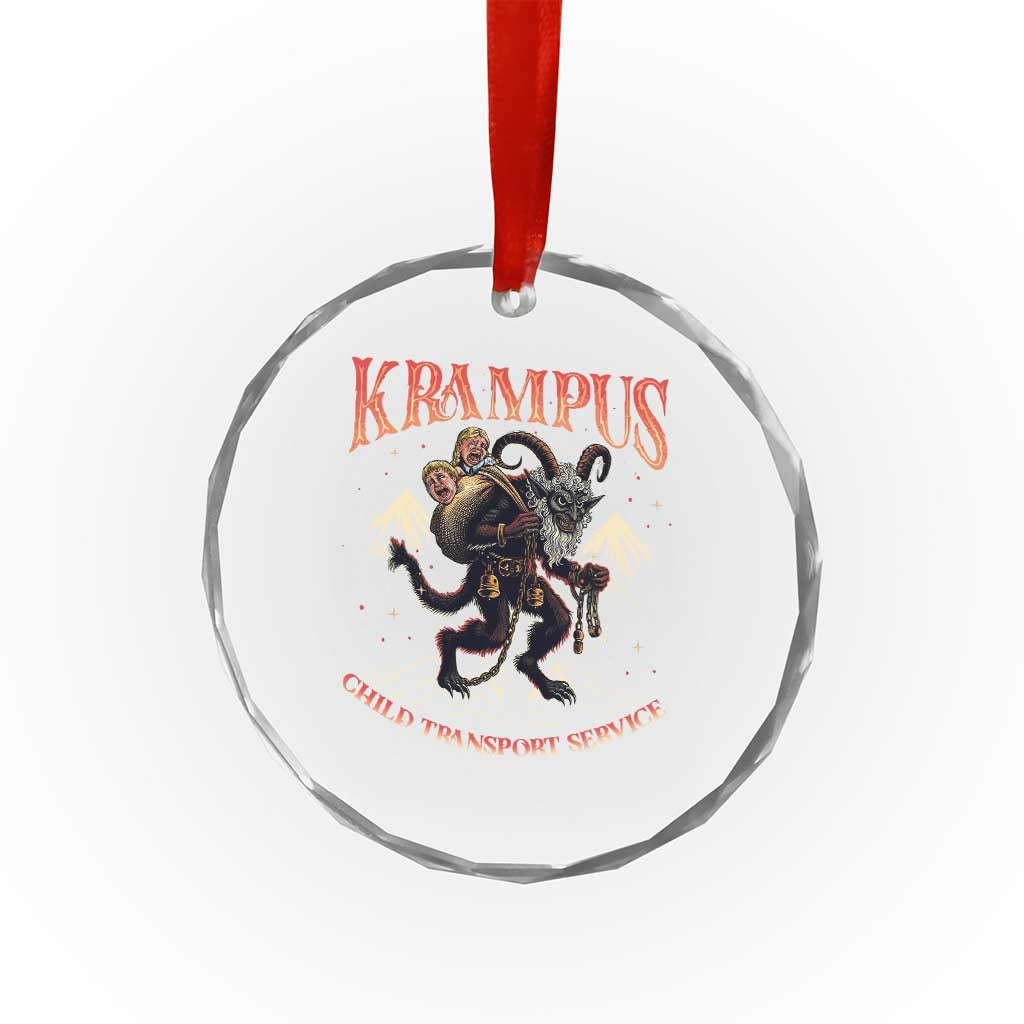 Krampus Crystal Glass Ornament Child Transport Service Spooky Christmas TS09 Print Your Wear
