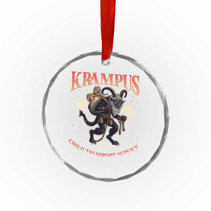 Krampus Crystal Glass Ornament Child Transport Service Spooky Christmas TS09 Print Your Wear