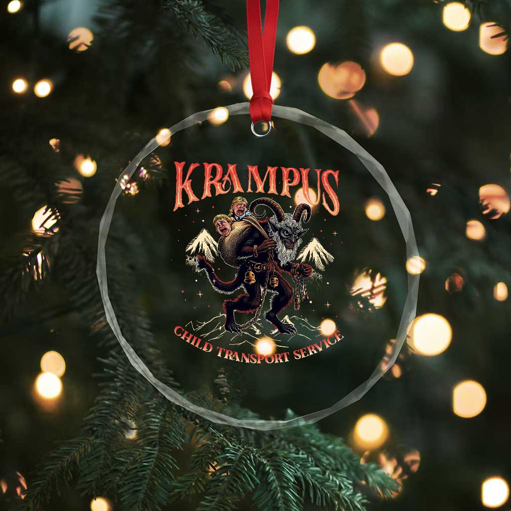 Krampus Crystal Glass Ornament Child Transport Service Spooky Christmas TS09 Print Your Wear