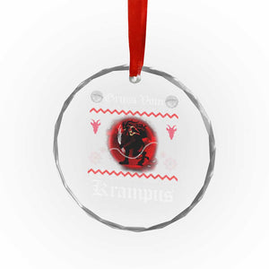 Krampus Crystal Glass Ornament Goth Xmas Gruss Von Krampus Ugly Christmas Sweater Evil Pajama TS10 Print Your Wear