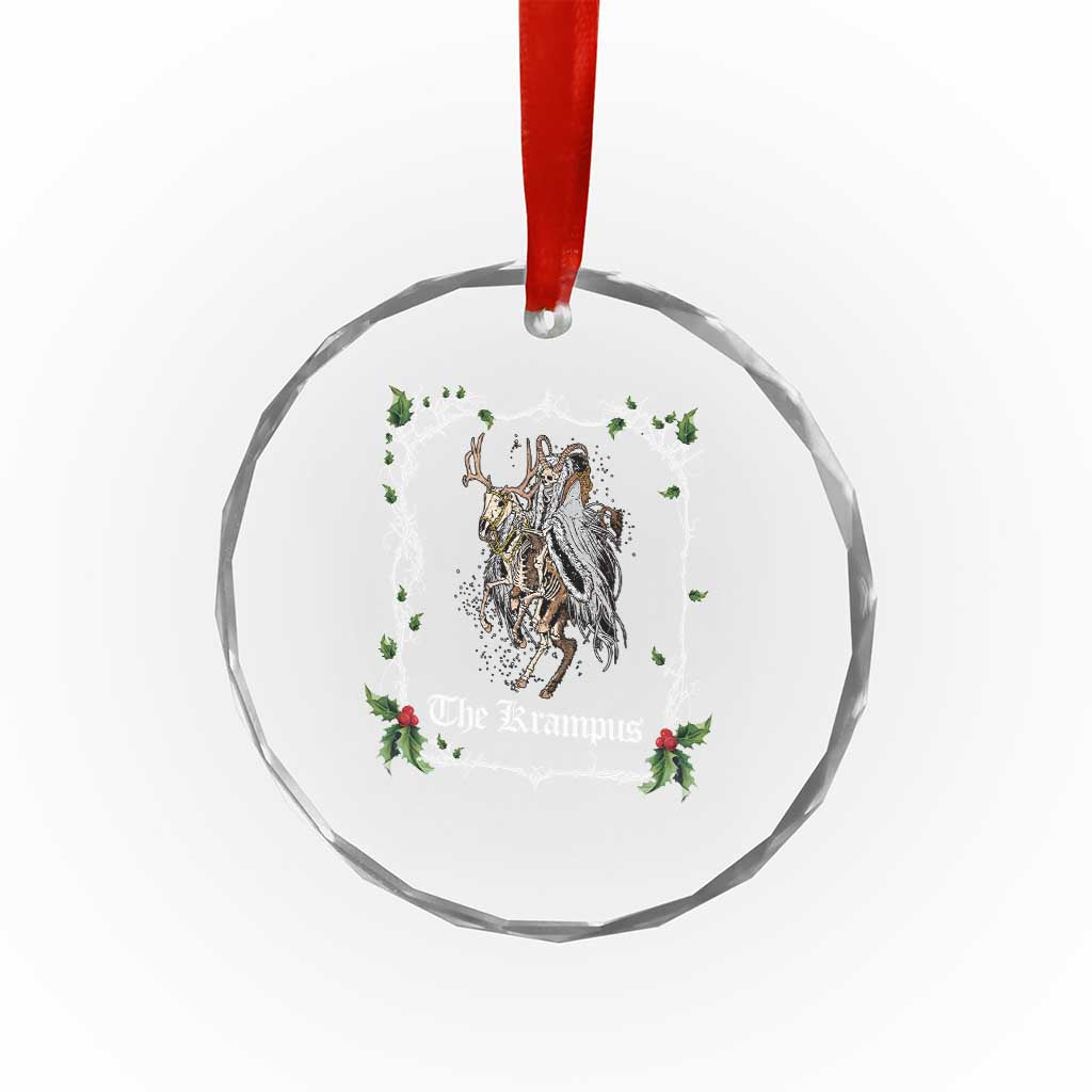 Krampus Crystal Glass Ornament Goth Xmas Krampus Reindeer Skull Ugly Sweater Evil Pajama TS10 Print Your Wear