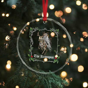 Krampus Crystal Glass Ornament Goth Xmas Krampus Reindeer Skull Ugly Sweater Evil Pajama TS10 Print Your Wear