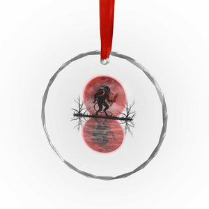 Krampus Crystal Glass Ornament Scary Horror Goth Xmas Blood Moon Ugly Sweater Evil Pajama TS10 Print Your Wear