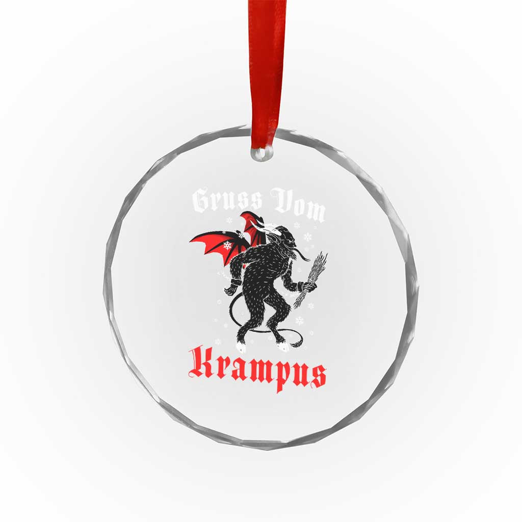 Krampus Crystal Glass Ornament Scary Horror Goth Xmas Gruss Von Krampus TS10 Print Your Wear