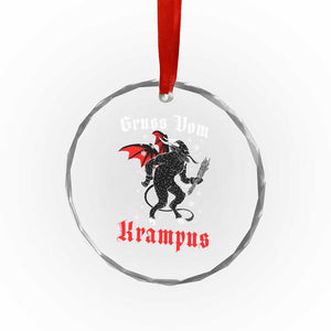 Krampus Crystal Glass Ornament Scary Horror Goth Xmas Gruss Von Krampus TS10 Print Your Wear