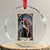 Krampus Crystal Glass Ornament Tarot Card Xmas Horror Ugly Sweater Evil Pajama TS10 Transparent Glass 3'' Circle Print Your Wear