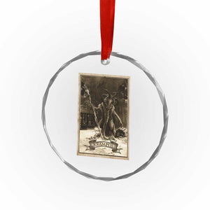 Krampus Crystal Glass Ornament Xmas Horror Ugly Sweater Krampus Tarot Card Evil Pajama TS10 Print Your Wear