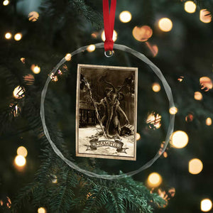 Krampus Crystal Glass Ornament Xmas Horror Ugly Sweater Krampus Tarot Card Evil Pajama TS10 Print Your Wear