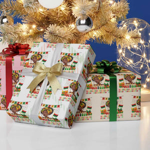 Kwanzaa Blessings African Woman Wrapping Paper Roll Umoja Seven Principles Family Gift TS12 Print Your Wear