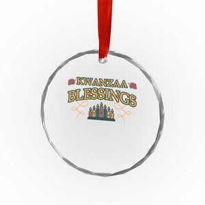 Kwanzaa Blessings Crystal Glass Ornament African Heritage Celebration Gift - Print Your Wear
