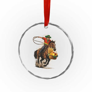 Kwanzaa Cowboy Crystal Glass Ornament Funny African American Festival Gift TS12 Print Your Wear