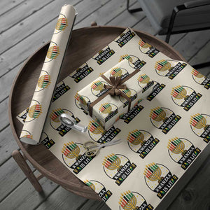 Kwanzaa Is Lit Wrapping Paper Roll Funny African American Holiday Gift TS12 Beige Print Your Wear