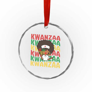 Kwanzaa Nurse Pride Crystal Glass Ornament African Heritage Holiday Gift TS12 Print Your Wear
