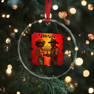 Kwanzaa Umoja Togetherness Crystal Glass Ornament Cowboy Cowgirl African Heritage Gift TS12 Print Your Wear