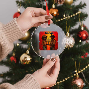 Kwanzaa Umoja Togetherness Crystal Glass Ornament Cowboy Cowgirl African Heritage Gift TS12 Print Your Wear