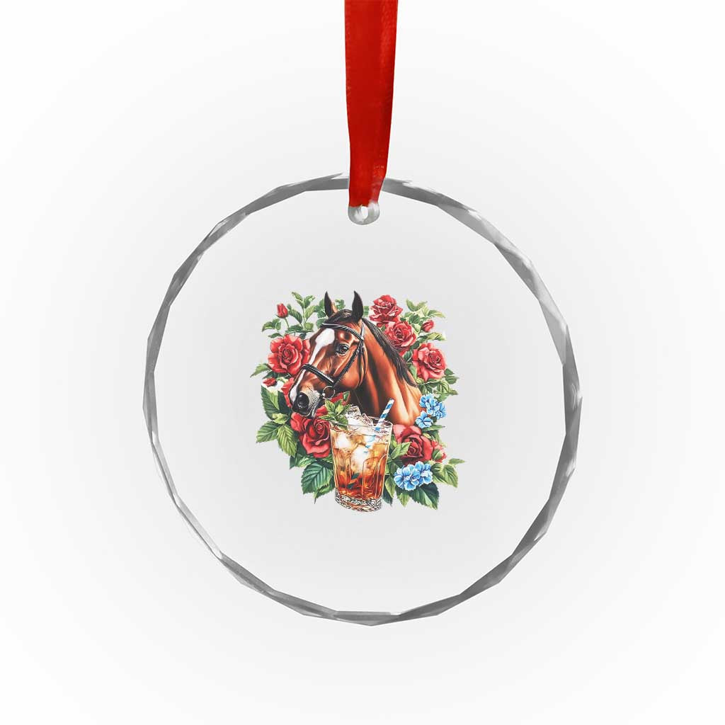 Ky Derby Day Party Crystal Glass Ornament Mint Juleps and Roses Horse Racing TS02 Print Your Wear