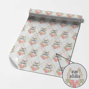 Ky Derby Horse Racing Wrapping Paper Roll Horses and Roses TS02 Christmas Plaid Print Your Wear