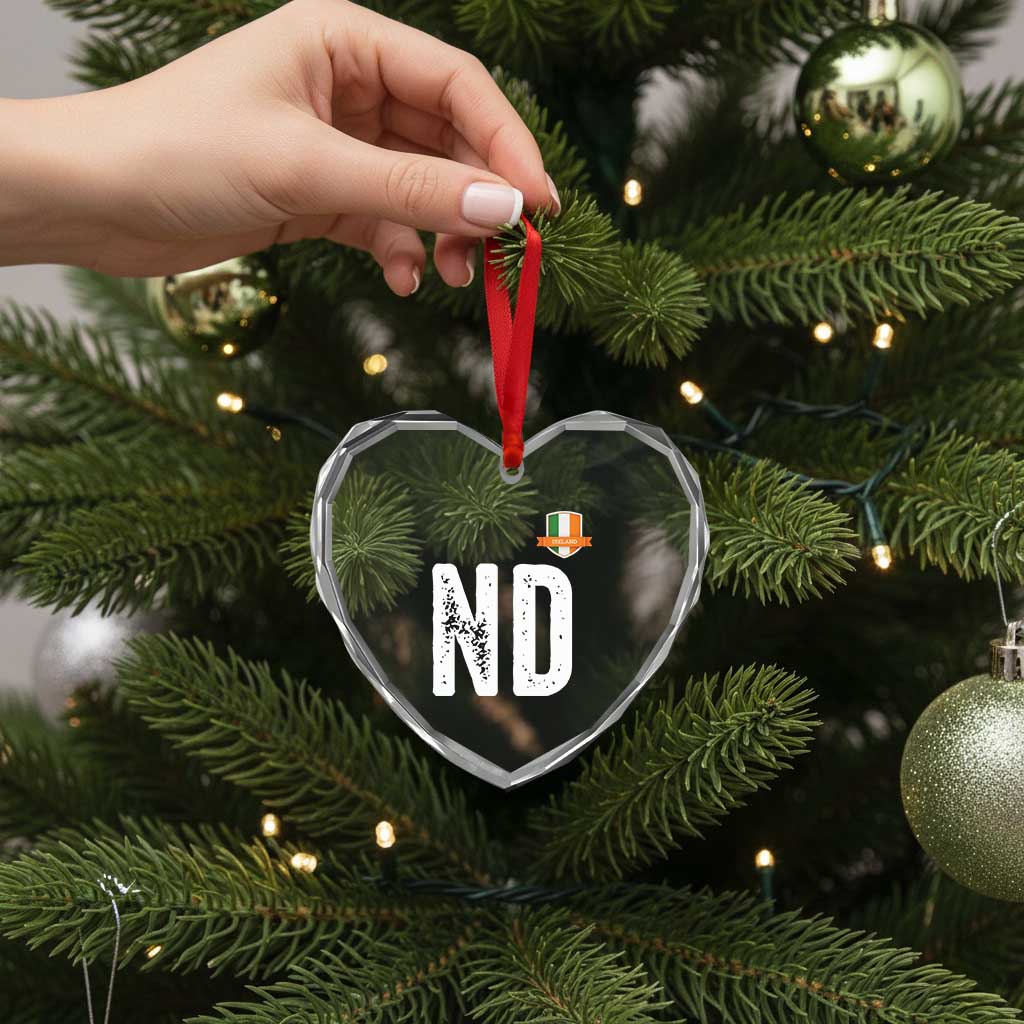 LA Ireland Matching Group Heart Crystal Glass Ornament Irish Pride St Patricks Day Family or Friends TS02 Print Your Wear