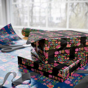 La Mejor Mama Del Mundo Wrapping Paper Roll Dia de las Madres Regalo Gift TS14 Black Print Your Wear