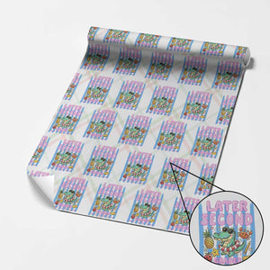 Later Second Grader School's Out For Summer Wrapping Paper Roll Last Day Of School Later Gator Alligator TS14 Christmas Plaid Print Your Wear