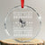 Latin American Xmas Crystal Glass Ornament Tuki Tuki Mi Burrito Latino Ugly Christmas TS02 Transparent Glass 3'' Circle Print Your Wear