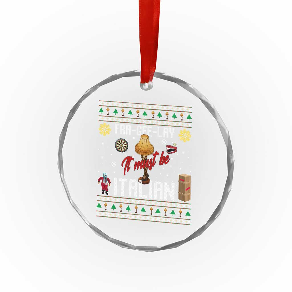 Leg Lamp Christmas Crystal Glass Ornament Funny Ugly Xmas Fra Gee Lay TS10 Print Your Wear