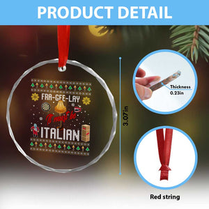 Leg Lamp Christmas Crystal Glass Ornament Funny Ugly Xmas Fra Gee Lay TS10 Print Your Wear