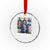 Legacy of Charlie Kirk Crystal Glass Ornament 1993 2025 Memorial Pop Art Tribute Graphic TS02 Transparent Glass 3'' Circle Print Your Wear