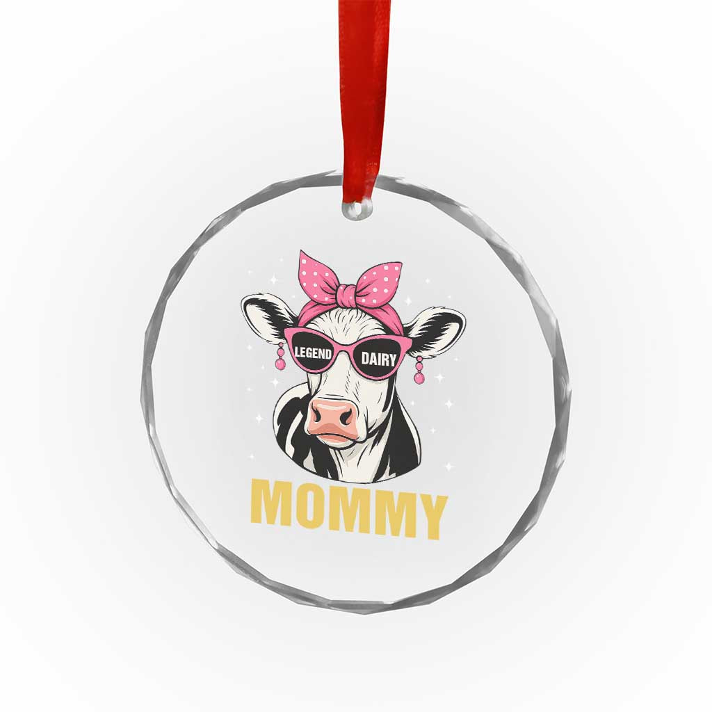 Legend Dairy Mommy Crystal Glass Ornament Funny Farmer Milk Joke Cow Mothers Day TS12 Print Your Wear