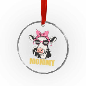 Legend Dairy Mommy Crystal Glass Ornament Funny Farmer Milk Joke Cow Mothers Day TS12 Print Your Wear