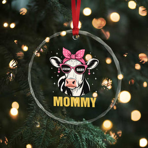 Legend Dairy Mommy Crystal Glass Ornament Funny Farmer Milk Joke Cow Mothers Day TS12 Print Your Wear