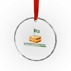 Legendary Pimento Cheese Sandwich Golf Snack Crystal Glass Ornament Funny Georgia Southern Golfing Traditions Fan Humor TS02 Print Your Wear