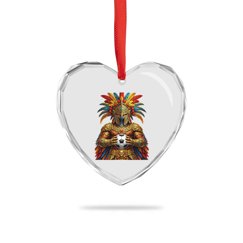 Legendary Tribal Soccer Warrior Heart Crystal Glass Ornament Football Lover TS12 Print Your Wear