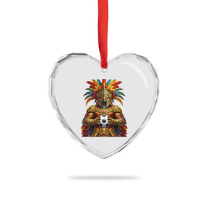 Legendary Tribal Soccer Warrior Heart Crystal Glass Ornament Football Lover TS12 Print Your Wear