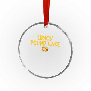 Lemon Pound Cake Team Crystal Glass Ornament Viral Meme Dessert Parody Internet Culture Fans TS02 Print Your Wear