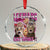 Lesbians Eat What Crystal Glass Ornament Funny LGBTQ+ Pride Cats Meme Feline Lover Bootleg - Print Your Wear