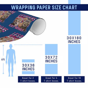 Lesbians Eat What Wrapping Paper Roll Funny LGBTQ+ Pride Cats Meme Feline Lover Bootleg TS02 Print Your Wear