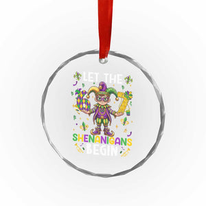 Let The 67 Shenanigans Begin Crystal Glass Ornament Six Seven Meme Mardi Gras TS12 Print Your Wear