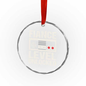 Leveled Fiance Unlocked Crystal Glass Ornament Engagement Gift For Fiancé Bachelor Party TS10 Print Your Wear