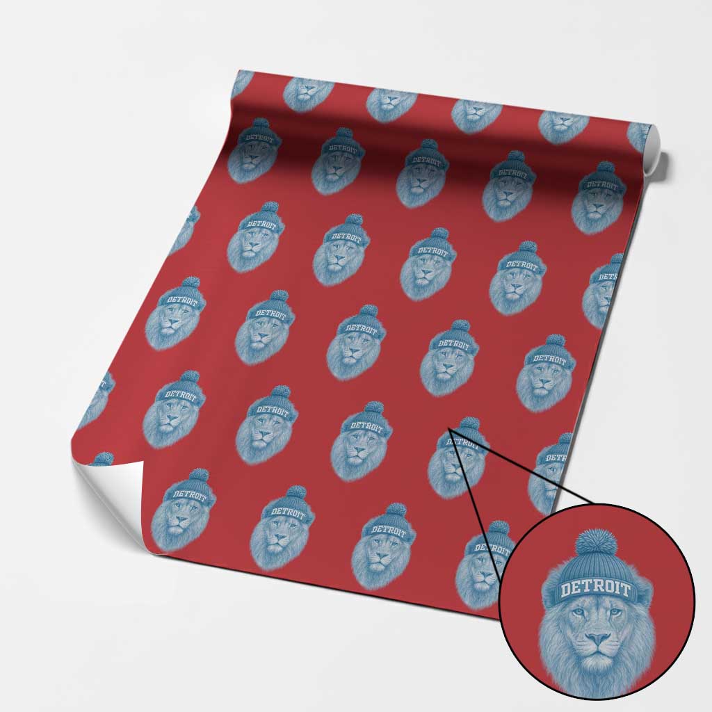 LF Football Wrapping Paper Roll Retro Sport Fan TS10 Red Print Your Wear